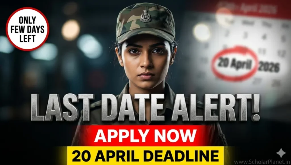 SSB Constable Tradesman Apply Online 2026 Link