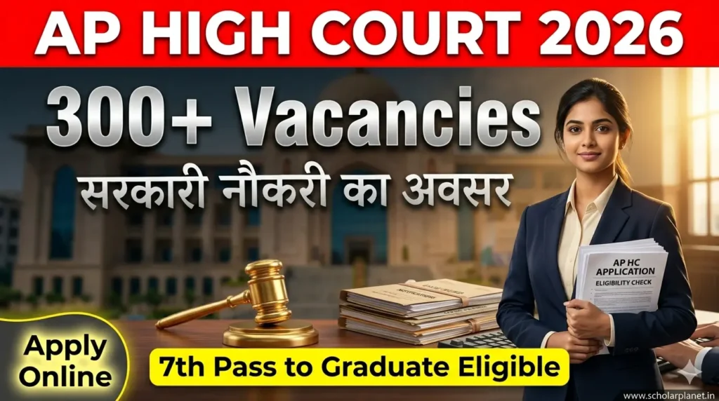 Andhra Pradesh High Court Recruitment 2026 Notification for 300 Posts