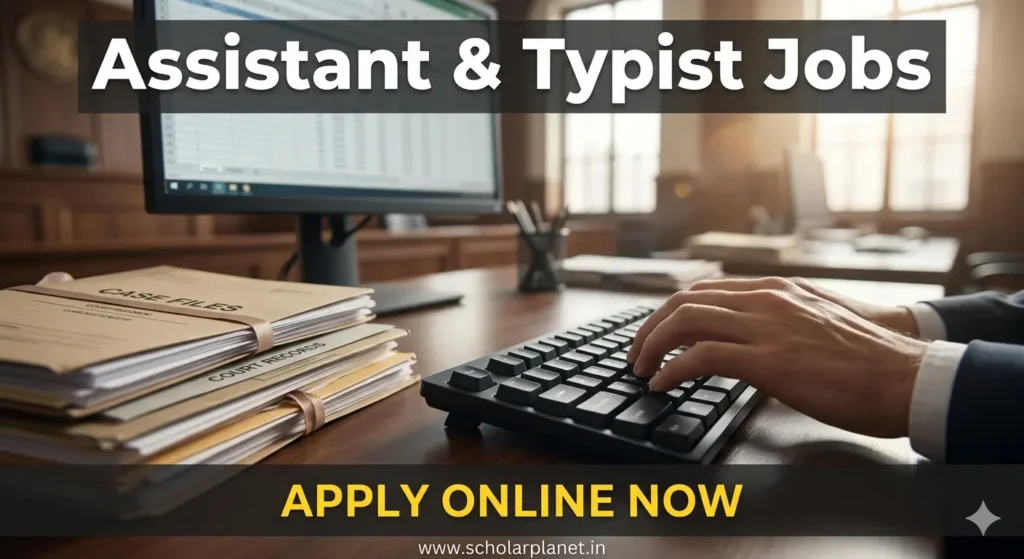 AP High Court Assistant and Typist Job Vacancy 2026 Apply Online