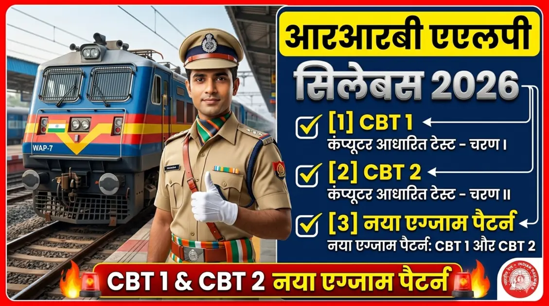 RRB ALP Syllabus 2026 in Hindi: नया एग्जाम पैटर्न और डिटेल सिलेबस (PDF)