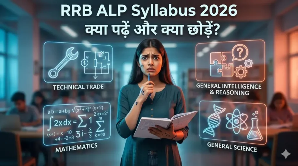 RRB ALP Syllabus 2026 All Subjects Mathematics Reasoning Science and Trade
