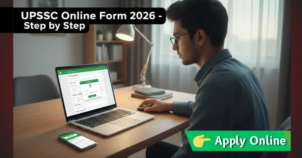 UPSSSC Excise Constable Vacancy 2026 apply online process step by step form filling
