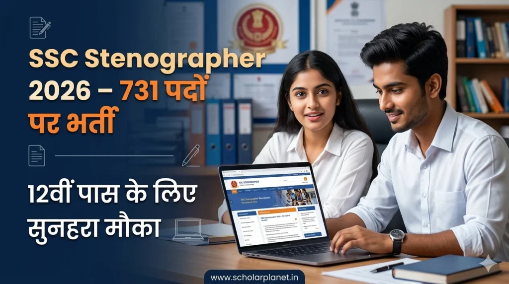 SSC Stenographer Grade C & D Bharti 2026 सैलरी और जॉब बेनिफिट्स दिखाता हुआ थंबनेल